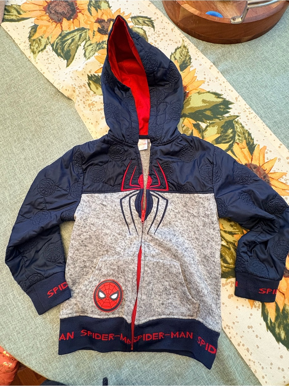 Marvel Spider-Man boys' hybrid jacket